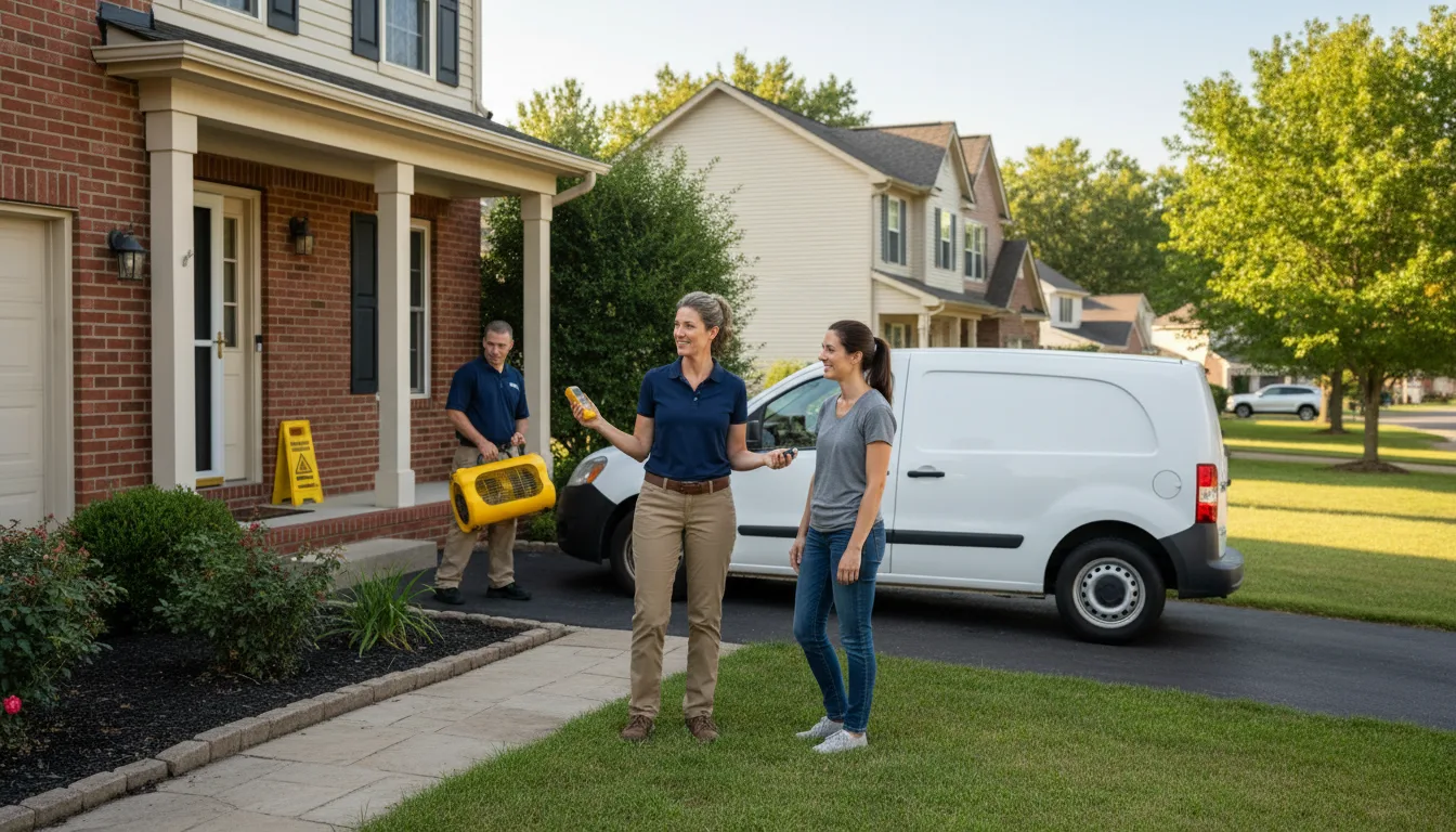 Water restoration image for Home Water Damage Repair in Overland Park, KS